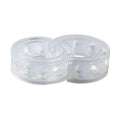Transparent rubber spring shock absorber for car modification with visible spring gap
