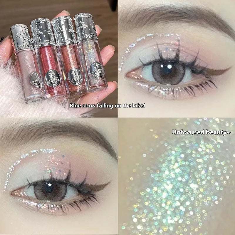 Ballet liquid eye shadow bottle in one of five shades: Star Man Sakura Field, Doll Logs, Butterfly Paradise, Nutcracker, or Pillow Fairy Tales.