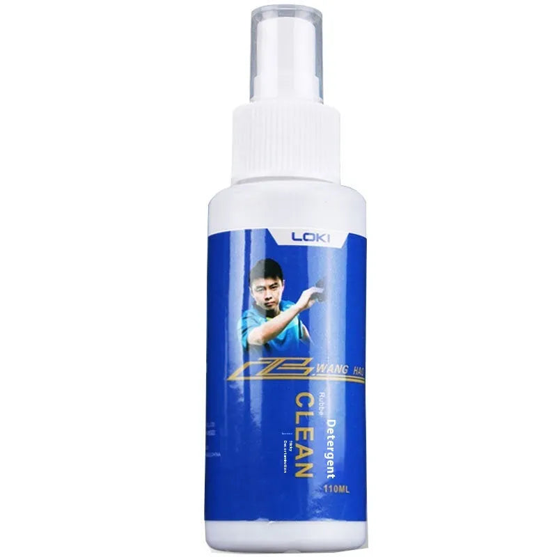 110ml table tennis bat rubber cleaner bottle with sponge applicator for racket maintenance