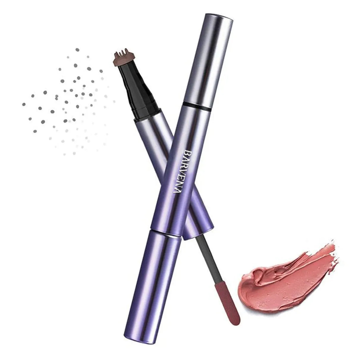 Double-headed brow cream pen in brown and black for eyebrow shaping
