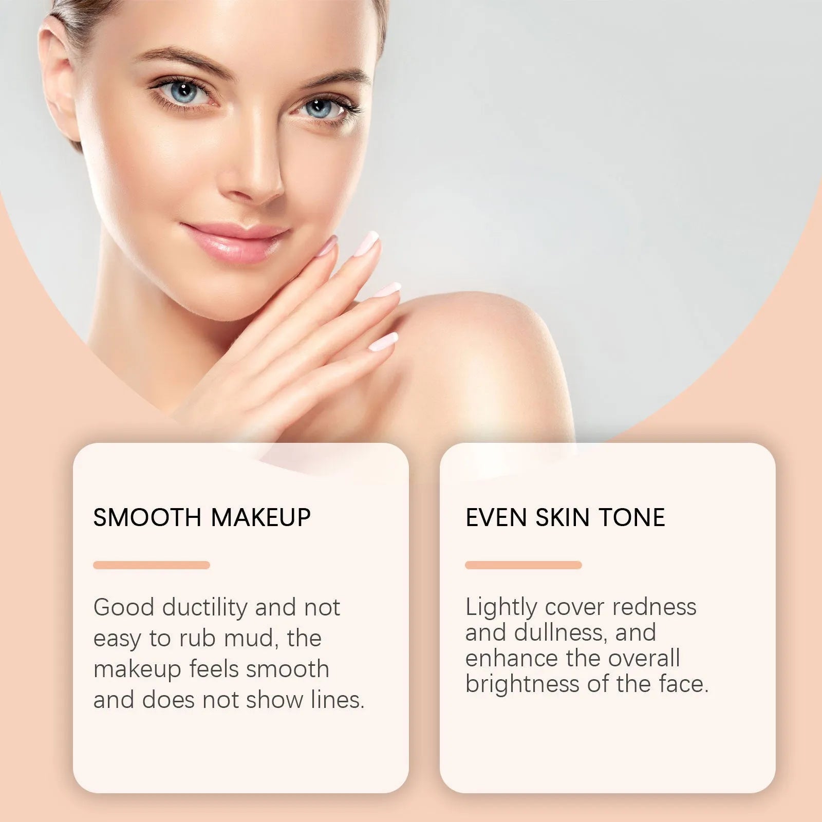 30ml bottle of clear, moisturising make-up primer cream with a pump dispenser.