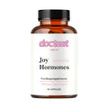 Bottle of 60 dietary supplement capsules containing evening primrose oil, extracts, collagen and nutrients.