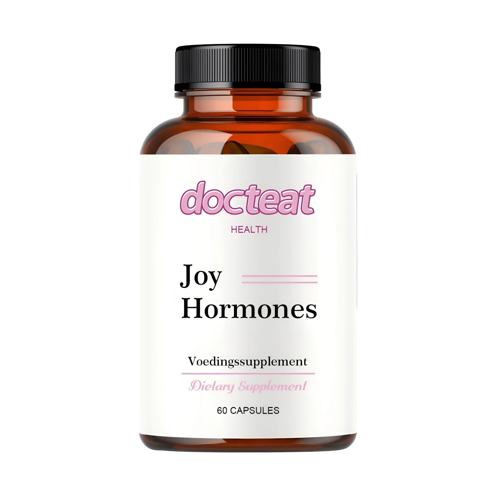 Bottle of 60 dietary supplement capsules containing evening primrose oil, extracts, collagen and nutrients.