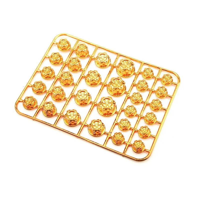 30-piece motorcycle ABS plastic screw cap set in eight colours for bolt covering