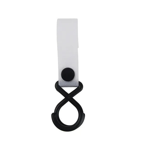 Nylon luggage velcro hook in assorted colours on white background with independent OPP packaging.