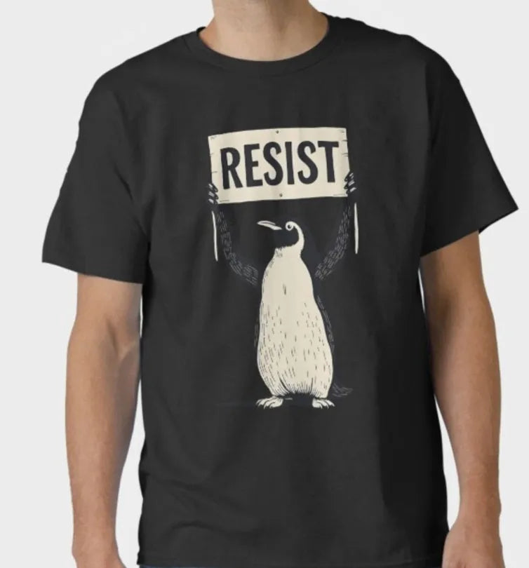 Straight-cut short-sleeve cotton t-shirt in black, laid flat, showing round neckline and hem detail.