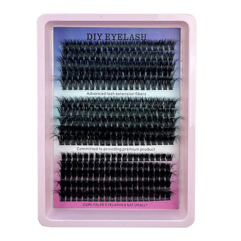 Creative messy style false eyelashes mixed bundle with multiple specification options