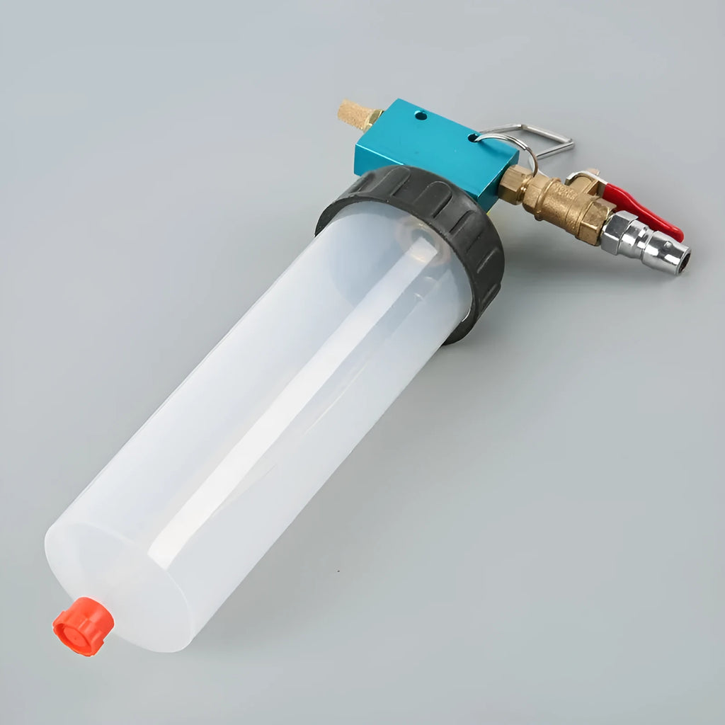 Dark blue 300cc PP brake fluid replacement tool with connector and pipe