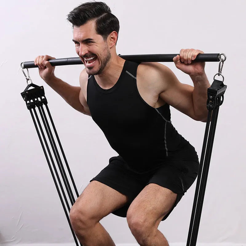Gym handle accessories with bearing ring, steel construction and EVA foam grip in two length options