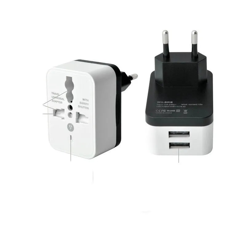 Black three-in-one wireless magnetic charger with desk lamp and Type-C cable on a wood desk