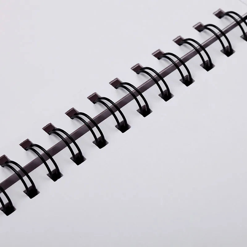 Artist sketchbook with coil binding and colour lead drawing paper in A4 size