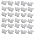 Black PA66 plastic automotive glue nails and buckles, 60-piece pack for interior trim panel clip replacements