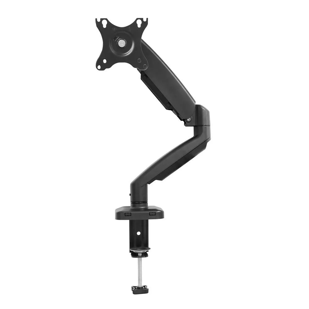 Black rotating telescopic LCD screen bracket showing adjustable monitor mount