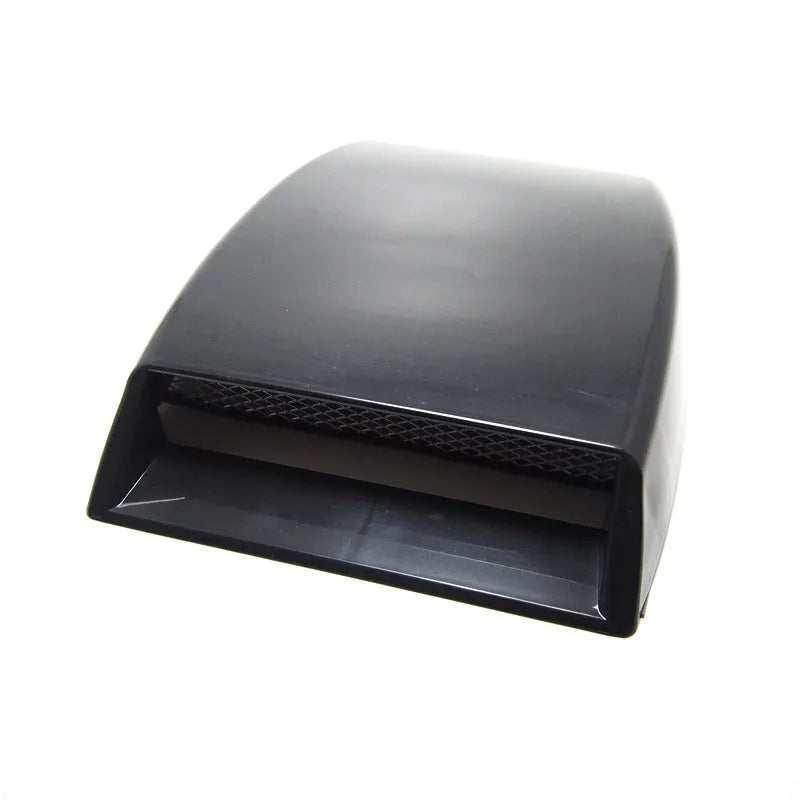 Decorative car air vent grille in ABS plastic shown in black, white, and silver colour options.