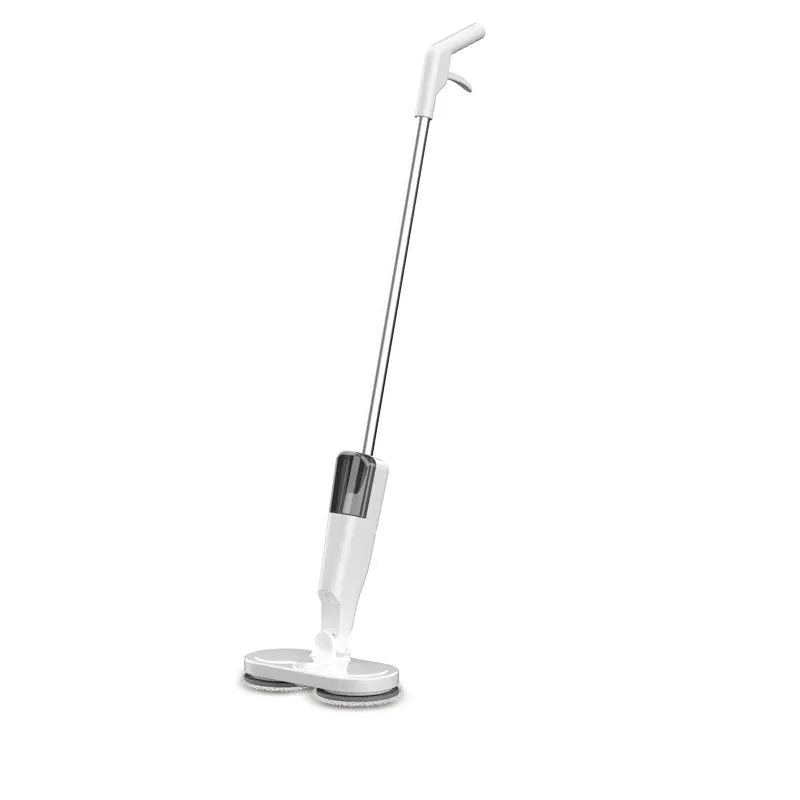 Wireless robotic floor cleaner with sweeping and mopping functions in S5 Green colour with USB charging cable