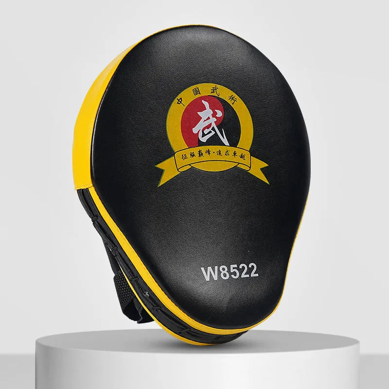 Boxing training punch mitts, a PU hand target held for striking practice.