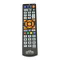 Black L336 full-key universal learning remote control for TV and DVD players.