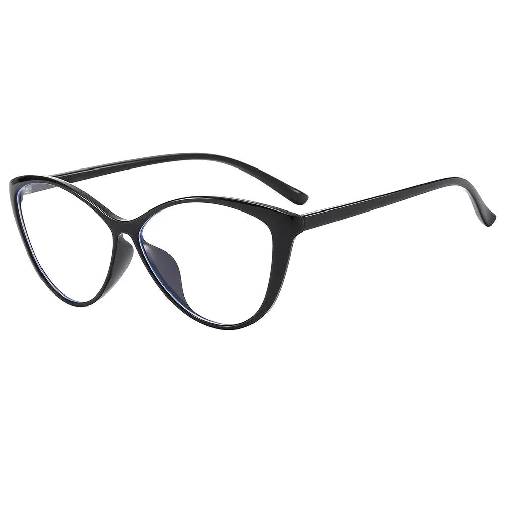New triangle cat eye butterfly sunglasses black frame gray piece for women party cycling travel