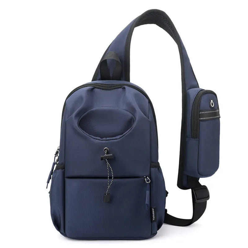 Oxford cloth crossbody kettle bag in leisure travel style with waterproof design