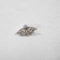 Spider web stud earrings geometric mesh design gold silver metal electroplated