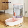 Automatic pet water fountain with 3.8L capacity in blue colour for cats and dogs