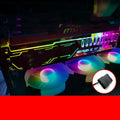 RGB graphics card bracket 250x52mm transverse mounted LED light bar PC case decoration support