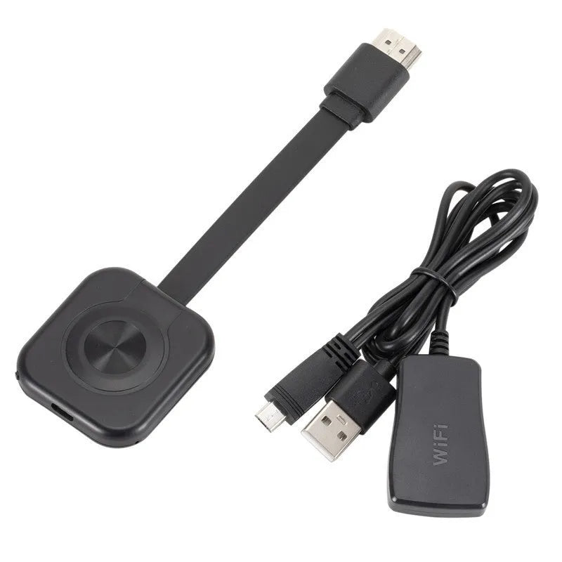 Wireless HDMI transmitter for mobile same screen projection, compact 4.6 cm dongle with HDMI interface