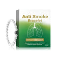 Women's bracelet with synthetic turquoise beads and silver toggle clasp on stretch cord
