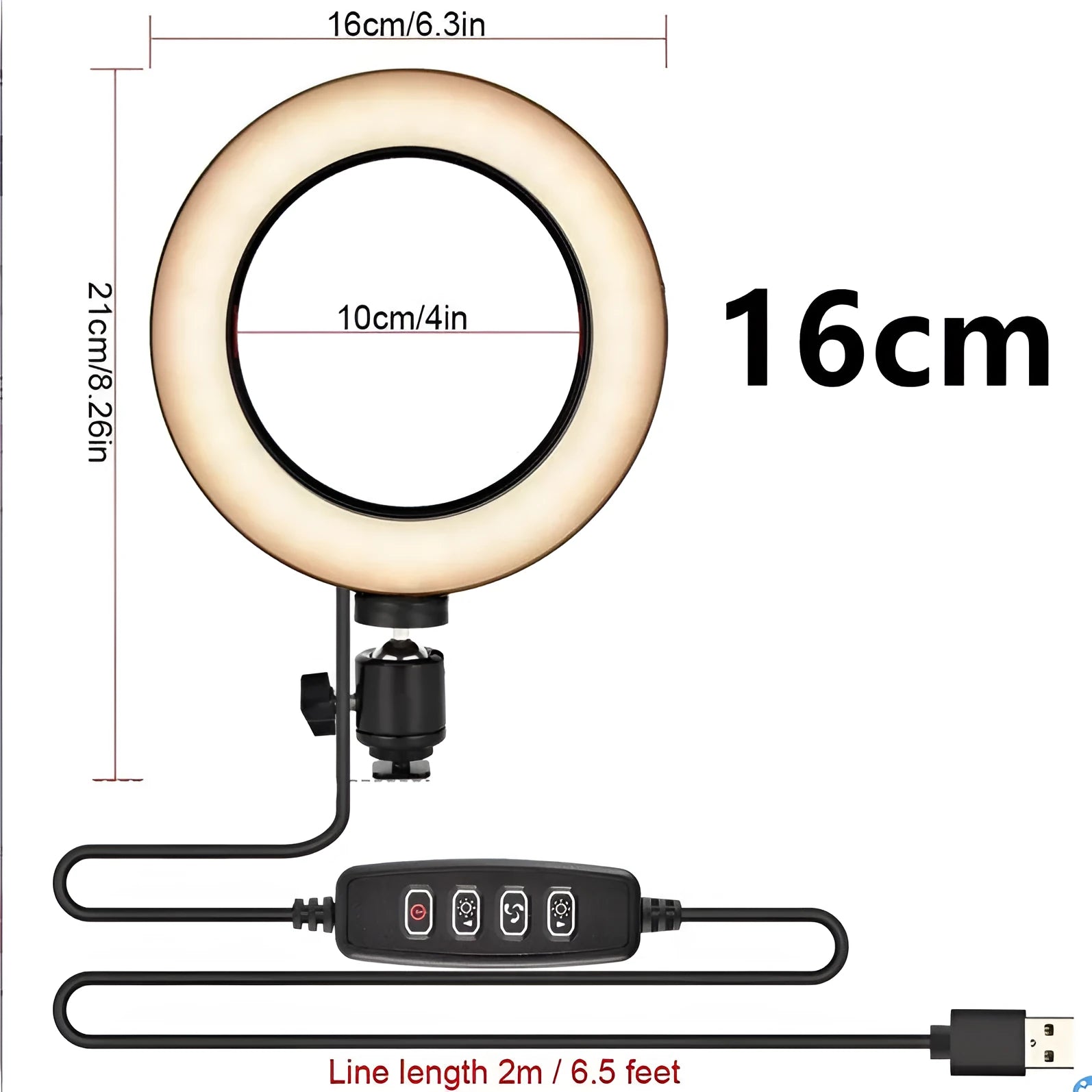 Adjustable live phone stand extended to full height with desk clamp and flexible gooseneck arm holding a mobile phone.