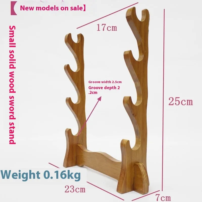 Chinese style handmade wooden wall bracket with multiple display layers.