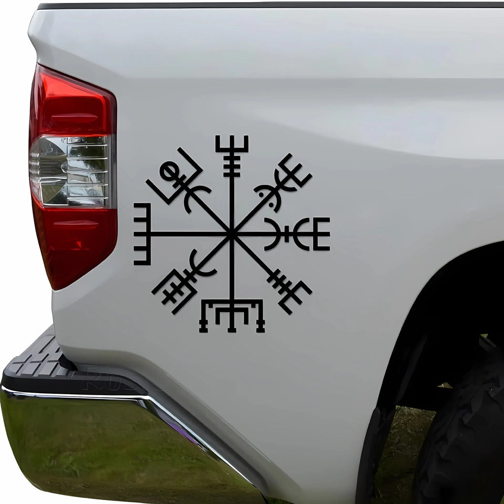 13x13cm vegetarian car window sticker in vinyl material for vehicle personalisation