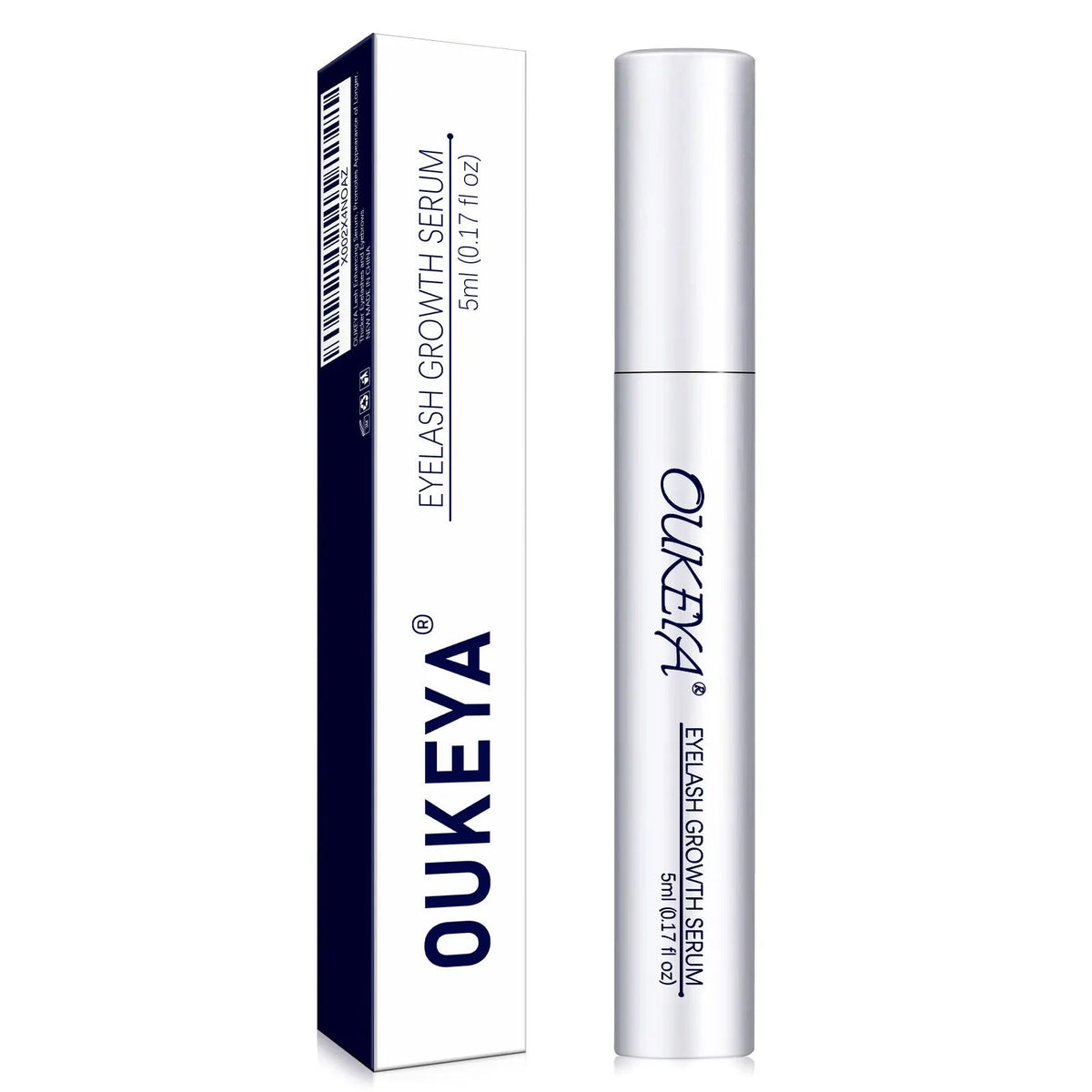 Silver 5ml eyelash nutrient solution boxed eyelash care serum for gentle repair and long thick lash care