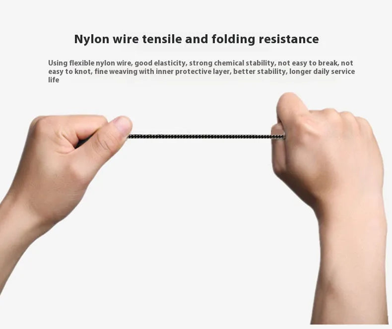 15cm remote control data cable with Type C connector and metal tip on white background