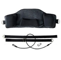 Neck hammock neck stretcher with memory cotton, 50 x 20 x 2.5 cm, black or grey, with beam storage bag
