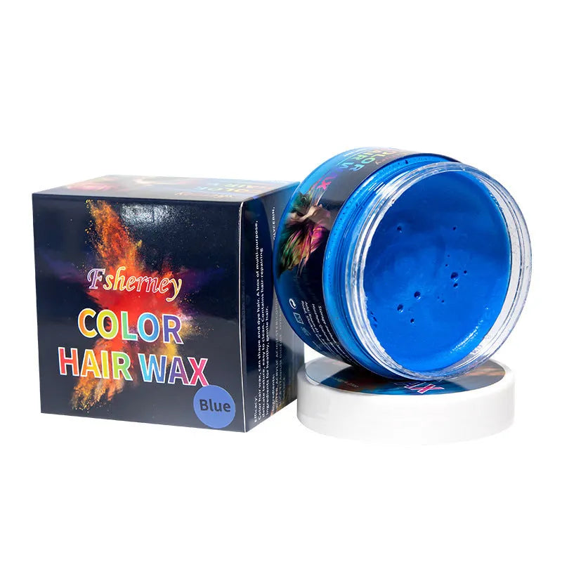 120g tub of hair styling clay hair dye in one of nine colour options