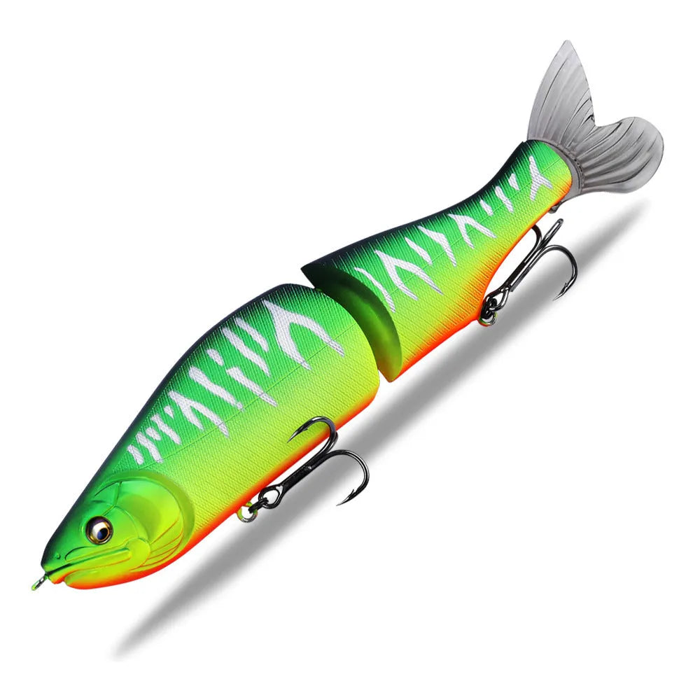 185mm hard plastic fishing lure for bass and pike in one of fifteen colour options