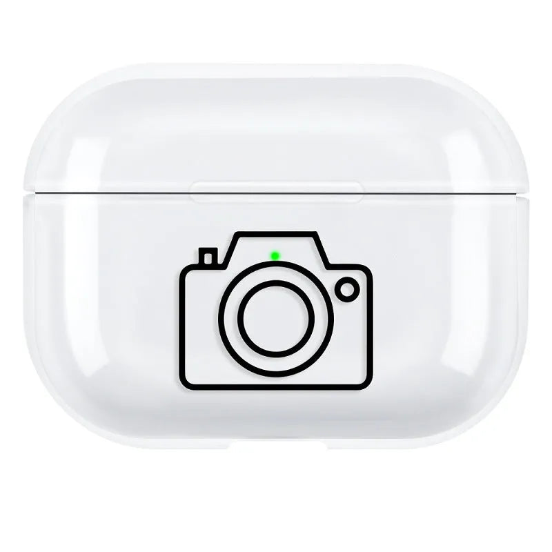 AirPods Pro 3 PC protective case cover in simple solid colour back cover style