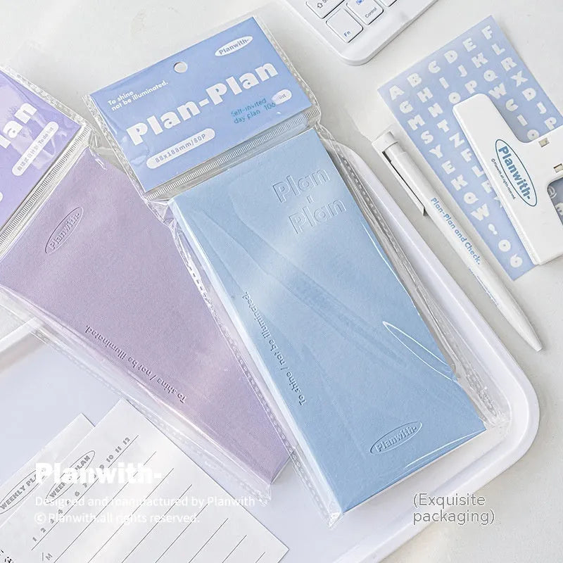 Embossed meter book with simple design showing 80 pages of 100g white cow paper