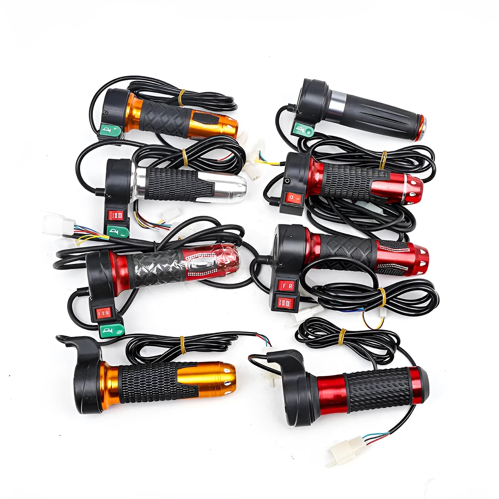 Three-wheel electric vehicle acceleration modification handle with three-speed rotation and integrated horn speaker