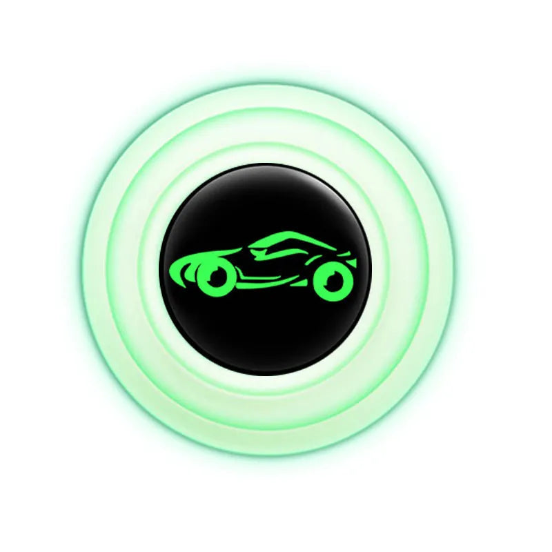 20mm thick silicone car door shock pads in black, white, and luminous colours