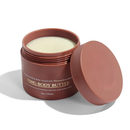 Moisturising nourishing body cream in packaging for universal skin types