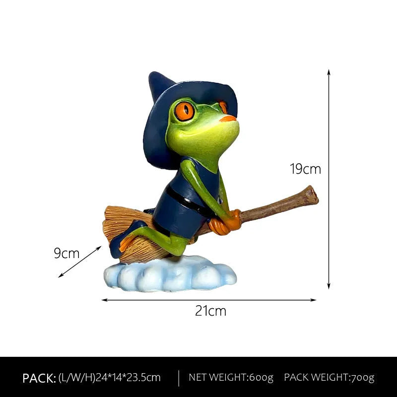 European style magic yoga frog decorative ornament in RDW123 colour