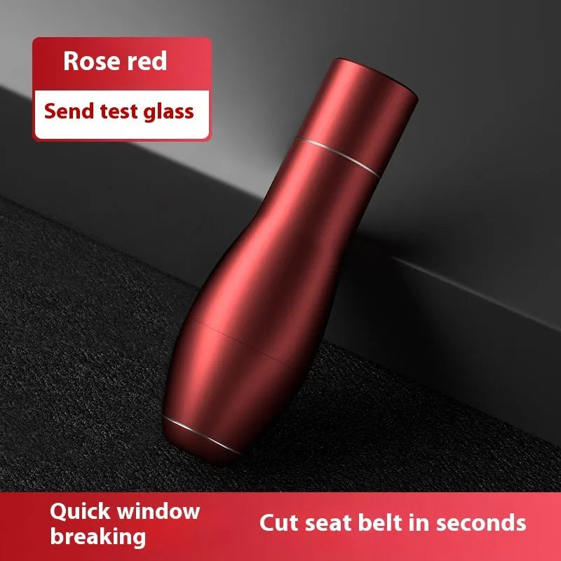 Aluminium alloy vehicle emergency window breaking machine on a basic test glass.