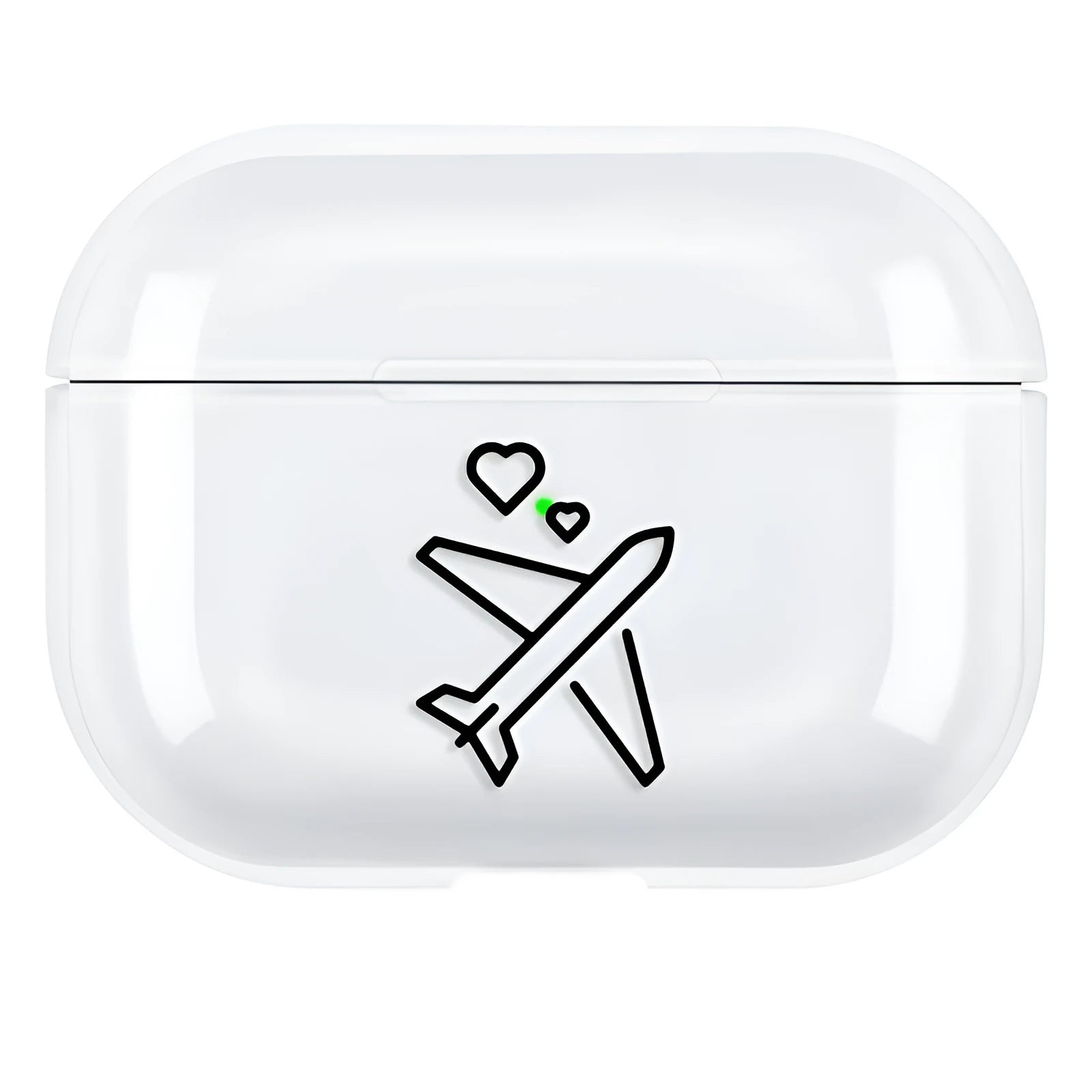 AirPods Pro 3 PC protective case cover in simple solid colour back cover style