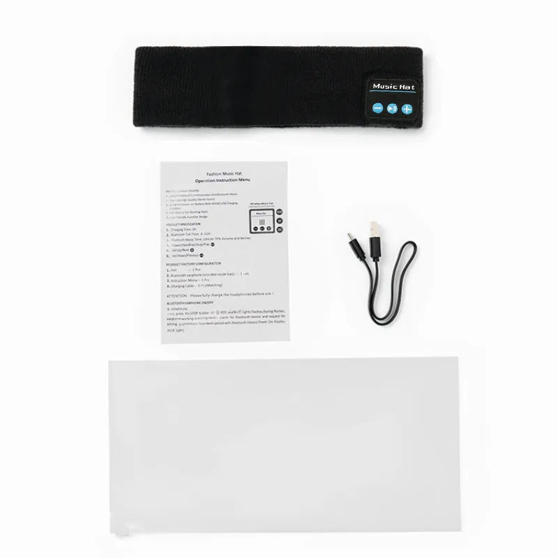 Bluetooth 5.4 sports headband in three colour options with washable design