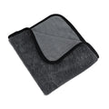 Grey microfiber car wash towel measuring 40x40cm for automotive cleaning and drying