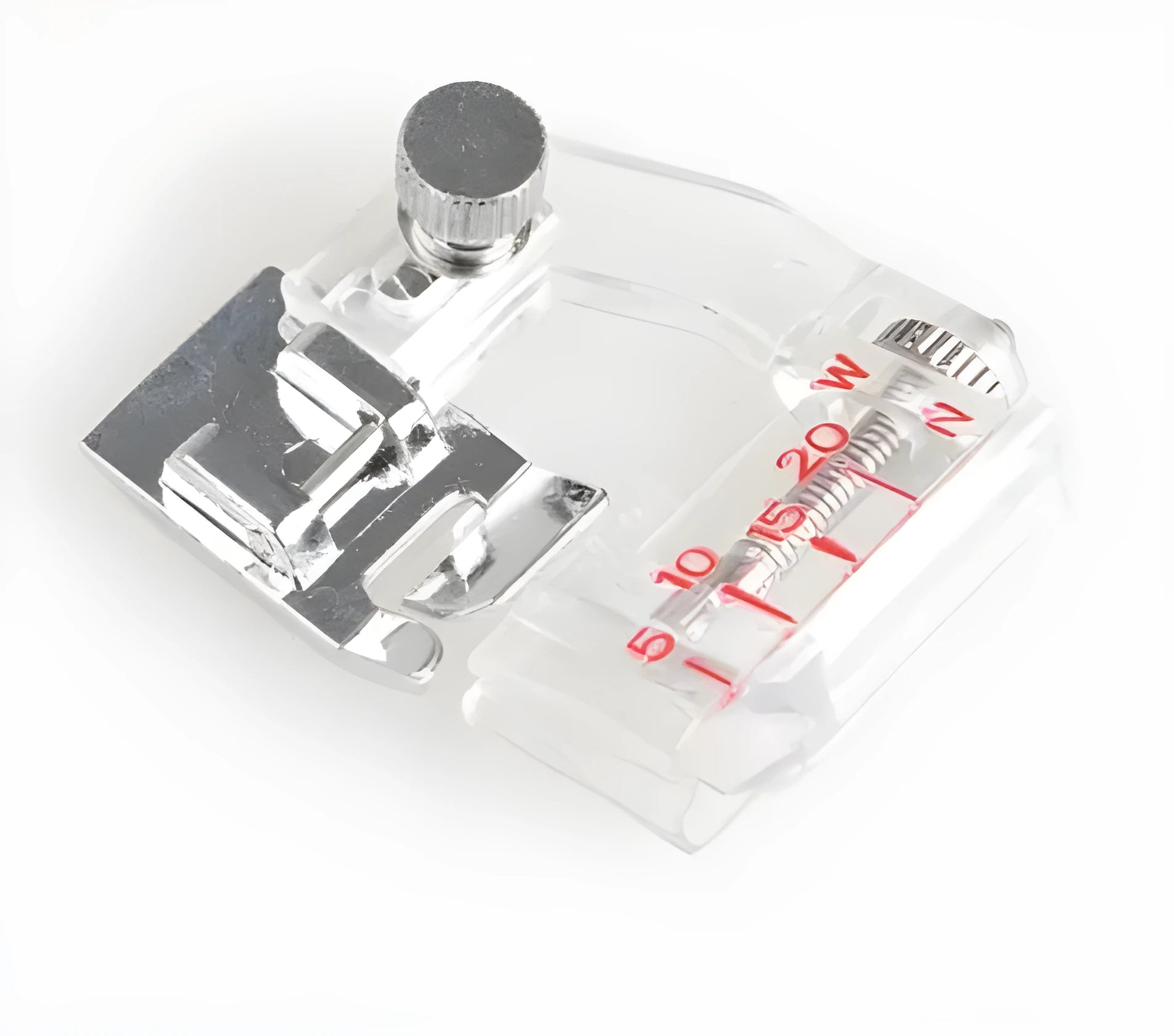 CIASSTHREE adjustable snap-on bias binder presser foot for sewing machines on a white background.