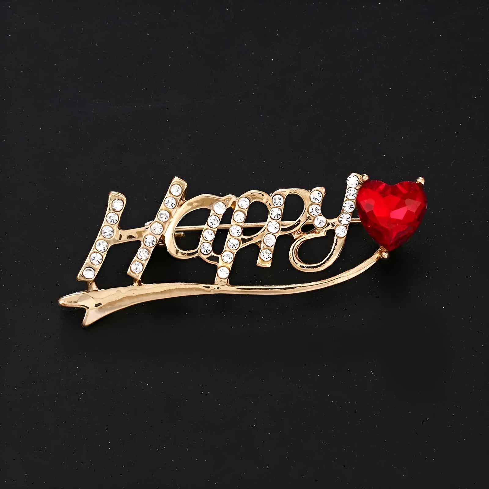 Minimalist pearl floral brooch with diamond inlay on alloy base, sweet and cool style for women