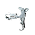 Alloy release aid two-axis harpoon clip for flame dispenser fishing accessory