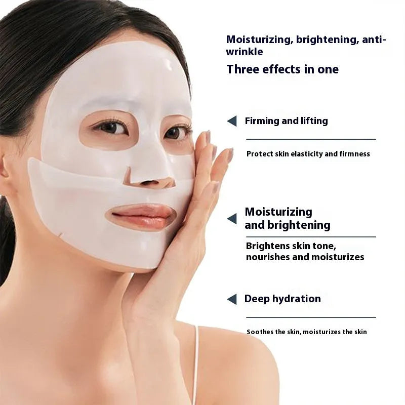 28ml collagen anti-wrinkle moisturising face mask single piece without logo for universal skin types